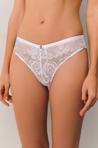 Suwen Pearl Dantelli Slip Külot St4447601036 Ekru