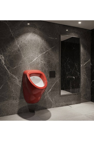 Ece Banyo - Pisuvar Arkadan Su Girişli Kırmızı Beyaz - 3273-dl Diğer