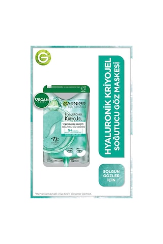 Garnier Hyaluronik Kriyojel Yorgunluk Karşıtı Soğutucu Göz Maskesi