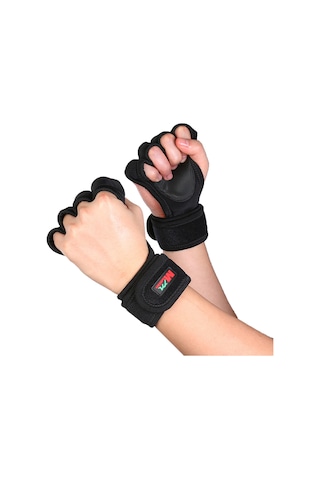 Vkemall F02-l Sıcaklık Sağlayan Spor Eldivenleri - Soluklu Neopren, Ayarlanabilir Bilek Kayışı, Tam Palmiye Kapaklı, Açık El Tasarımı