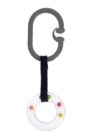 Babyjem Pusete Asılabilir Oval Sesli Çıngırak Kırmızı