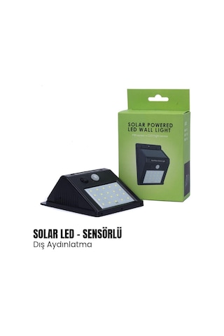 Shuıvan Led Aydınlatma Solar Güneş Enerjili Gece Sensörlü - Beyaz Işık-1189