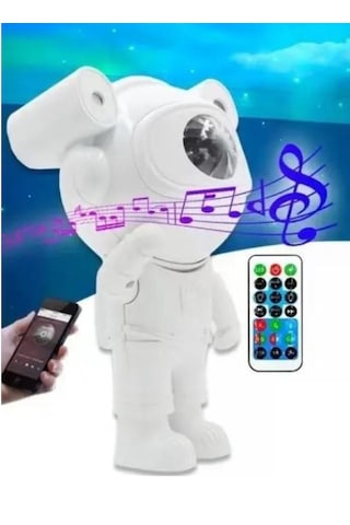 Prepare Mini Astronot Galaksi Işık Projektör 5.3 Bluetooth Hoparlör