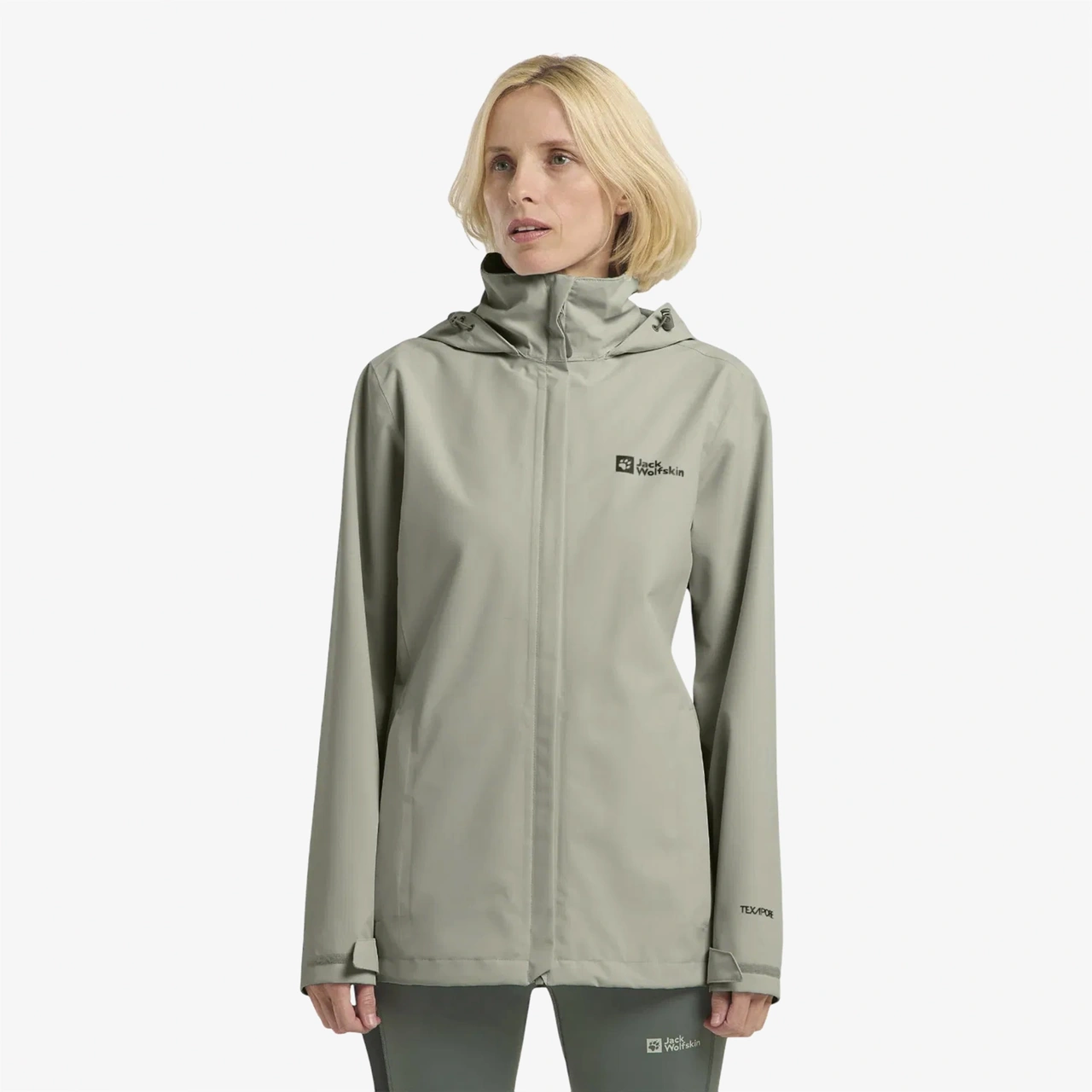 Jack Wolfskin Trailtime 2l Kadın Yeşil Outdoor Ceket A63902 Yeşil