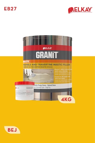 Granit Mastik Mermer Ve Traverten Mastik Dolgu-4 Kg 1 Adet