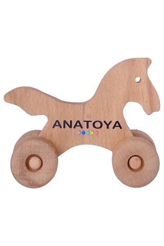 Ahşap İki Boyutlu Oyuncak At - Anatoya