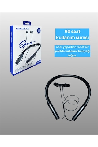 Uzun - 775 - Süreli Kullanım İçin Kablosuz Boyun Bantlı Kulaklık, 50 - Csmo-tex - Saat Bat