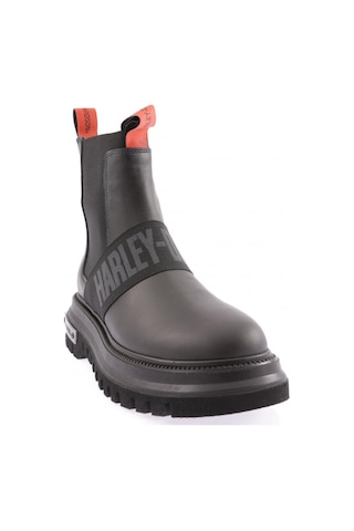 Harley Davidson Bayan Bot 021Z100563 Black Deri Siyah