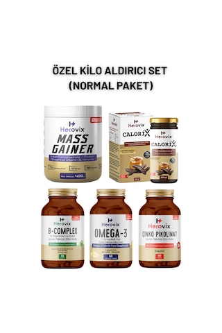 Herovix Özel Kilo Almaya Destek Seti - Normal Paket