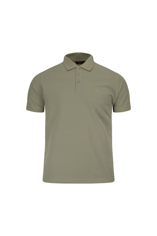 Hatemoğlu Yeşil Regular Fit Polo Yaka 100 Pamuk Tişört Yeşil - Beyaz