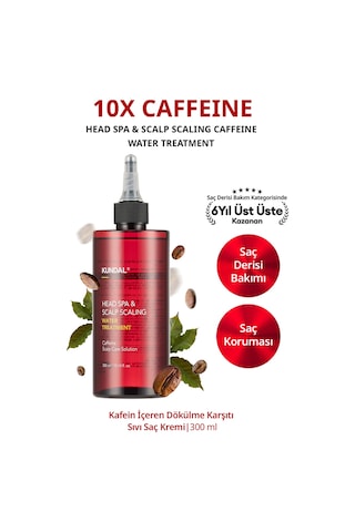 Kafeinli, Dökülme Karşıtı Sıvı Saç Kremi Kundal Head Spa & Scalp Scalıng Caffeine Water Treatment