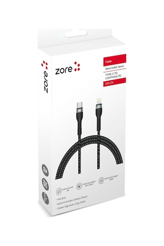 More TR Zore Shira Serisi Type-c to Lightning PD Kablo 30 Cm