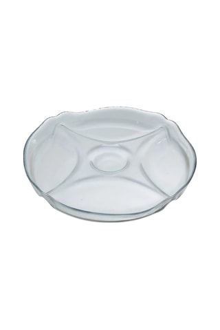 Paşabahçe Bölmeli Kase Çerezlik Kahvaltılık 5 Bölmeli Tabak 10473 Beyaz