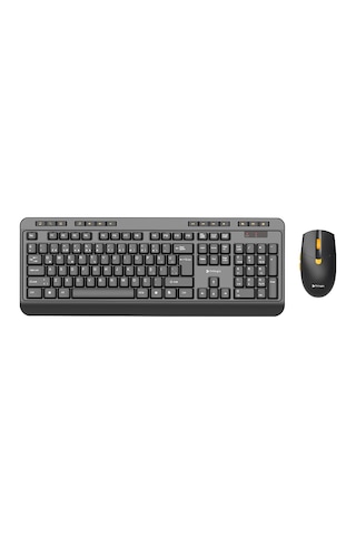 Trilogic Desktech KBW707 Multimedya Kablosuz Q Klavye Mouse Set