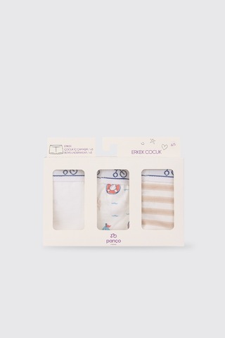 Panço Erkek Çocuk 3'lü Boxer Seti 2612bk14006 Renkli