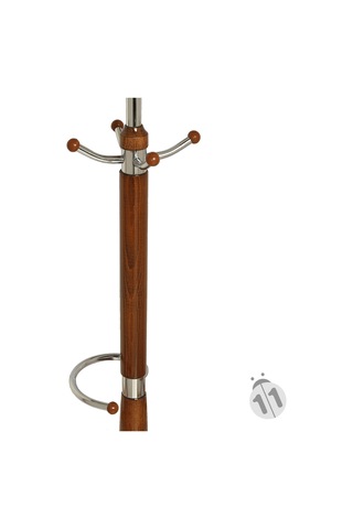 Demirelindirim Portmanto Ayaklı Askılık -Palmiye Tasarım Imalattan Satış Ceviz