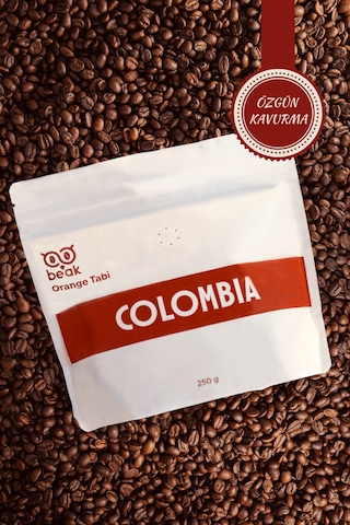 Colombia Orange Tabi Çekirdek Kahve 250 Gr , %100 Arabica Çekirdek Kahve
