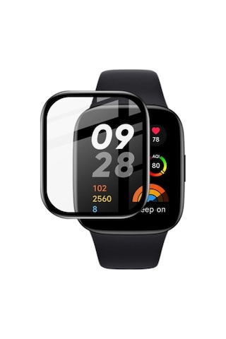 Xiaomi Redmi Watch 3 Uyumlu 3d Cam Full Ekran Koruyucu