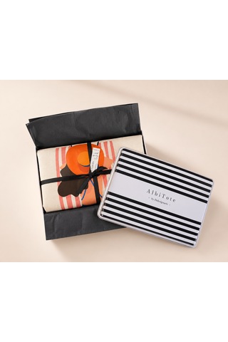 Albitote By Dsdesignarts Albitote Summer Capsule 01 - La Dolce Vıta Plaj Tote Bag Açık Bej