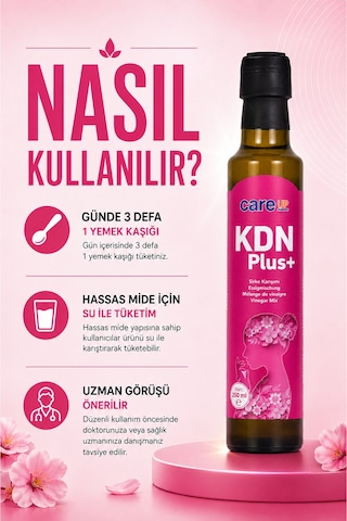 Care Up Kdn Plus Hayıt Otu, Civan Perçemi İçeren Sirke Karışımı 250 ML