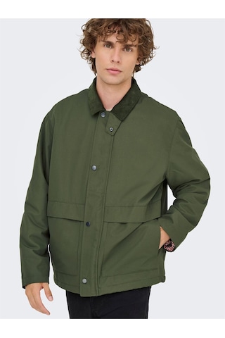 Only & Sons Onskosmo Padded Jacket Otw Vd Erkek Yeşil Ceket - 22034856
