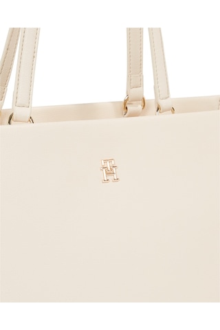 Tommy Hilfiger Th Legacy Kadın Açık Bej Tote Çanta-15655