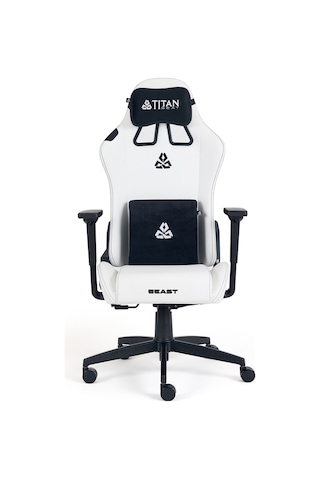 Titanseat Beast Leather White Oyuncu Koltuğu Beyaz