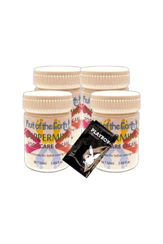 Sepet Yıldızı Peppermint 4 Tane Birden Ayakların Bakımı Ve Kokusu Bakım Kremi 50 Ml + 1 Hediye Jel