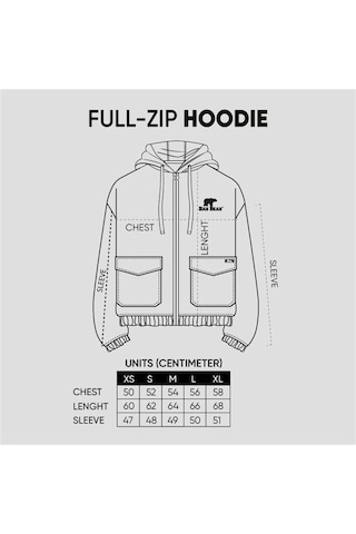 Bad Bear 22.04.12.001-c01 Valentina Full Zip Kadın Sweatshirt 001