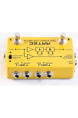 Artec Ls-2 Çift Kanal Loop Switch Pedal