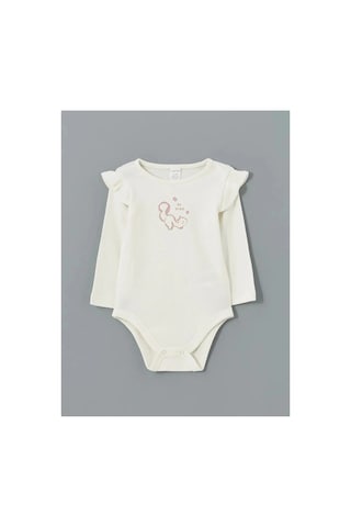 Lc Waikiki Lcw Baby Ekru Bisiklet Yaka Kız Bebek Hastane Çıkış Seti Ecru