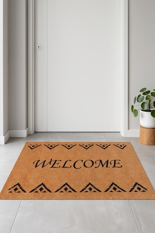 Villadia Home Textile Kapı Önü Paspası Kaymaz Taban Dekoratif Paspas Ev Giriş Antre İç Ve Dış Mekan Paspası 45x70 Cm 18ypycoco