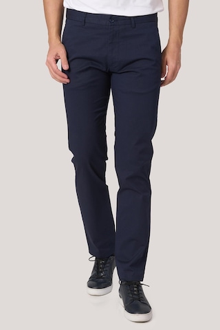 White Stone 2025-k P1046 Zaha Gabardın Keten Pantolon Laci Lacıvert