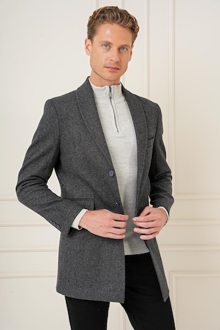 Ka 084 Slim Fit Antrasit Spor Kaban Antrasit