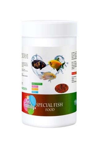 Pet's Family Special Fish Food Granül Balık Yemi 100 Ml 45 Gr Pet's Family Special Fish Food Granül Balık Yemi 100 Ml 45 Gr