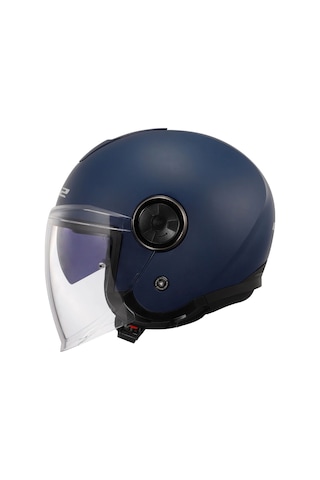 Ls2 Classy Güneş Vizörlü Kask Mat Navy Mavi