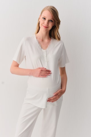 Suwen Pure Hamile Lohusa Pijama Takımı Sh26211660l036 Ekru