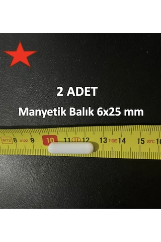 Lab Manyetik Balık 6x25 Mm - 2 Adet Lab Manyetik Balık 6x25 Mm - 2 Adet