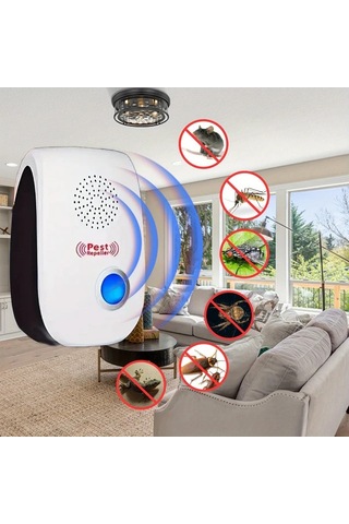 Boatshop1 6lı Ultrasonik Haşere Kovucu Seti Tüm Ev İçin Yükseltilmiş Elektronik Böcek Savar Cihazı İnsanlar Ve Evciler İçin Güvenli