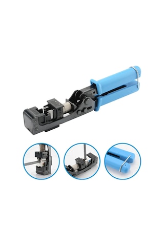 Rj45 L Tip Cat5 Cat5e Cat6 Keystone Pense 90 Derece Keystone Sonlandırma Elektrikçi Pensesi