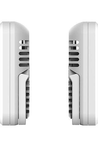 Youtek Beyaz Dijital Sicaklık Nem Ölçer, Lcd Ekranlı, Yüksek Hassasiyetli, Masaüstü/duvar Montajlı, Hava Durumu Gösterici, Pil Hariç