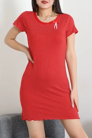 Modi Gecelik Elbise Red - 52358.2161. Kırmızı