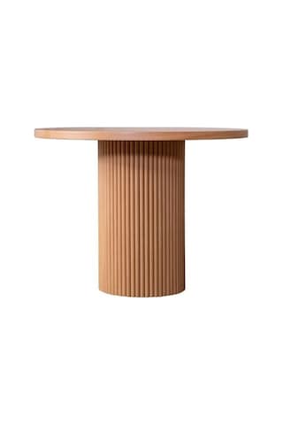 Arya Yuvarlak Ahşap Bohem Masa 90x90 Naturel