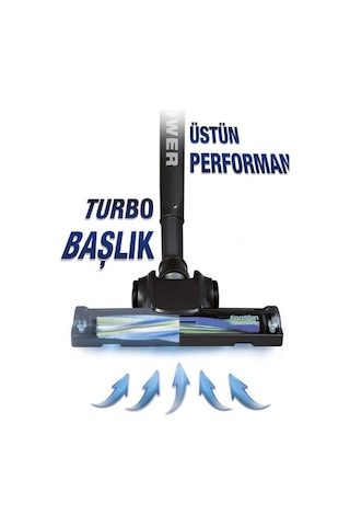 Aır Power Turbo Süpürücü Gövde Siyah