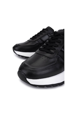 Tamer Tanca Erkek Hakiki Deri Siyah Sneakers & Spor Ayakkabı 222 70113 Erk Ayk Sk25-26 Sıyah Siyah