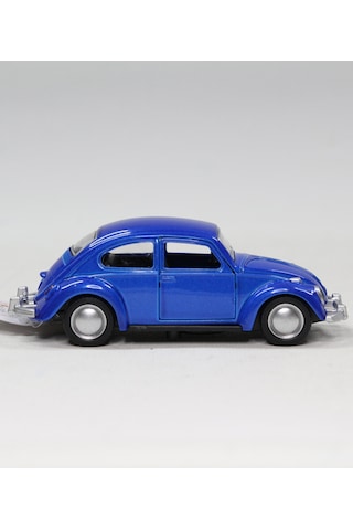 Toyaş Vosvos Beetle Çek Bırak Metal Oyuncak Araba 12 cm Mavi
