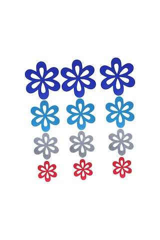 Homyl 12 Parça Placemats Yalıtımlı Pot Tutucular Bardak Çok Renkli