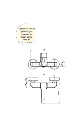 Karen Banyo Robin Banyo Bataryası, Krom, Cisa 47503 krom