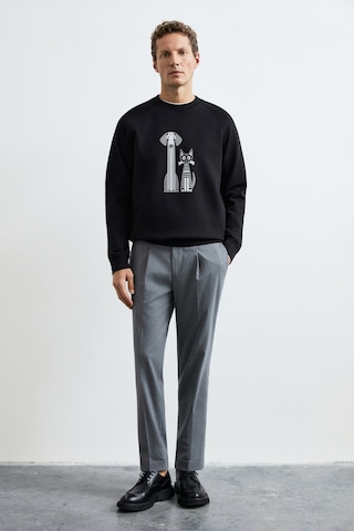 Lufian Alfred Erkek Sweatshirt Siyah Siyah 112030203100100
