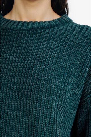 Defacto Regular Fit Bisiklet Yaka Şönil Kazak C6227ax25cwgn744 Yeşil-gn744